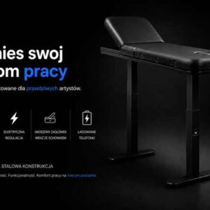 Elektryczne Łóżko Tatuażystyczne SKYLIMIT - obrazek 4